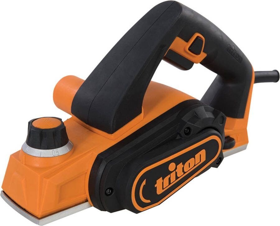 Triton Krachtige mini schaafmachine 60 mm breedte 450 W ergonomisch ontwerp 6-stands dieptecontrole