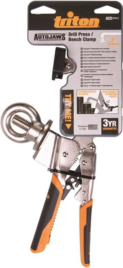 Triton AutoJaws™ Snelspanklem voor werkbank TRAADPBC3 75 mm