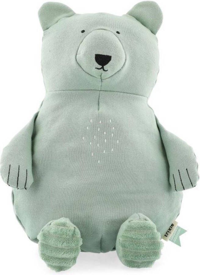 Merkloos Trixie knuffelbeer Mr. Polar Bear junior 38 cm katoen mintgroen