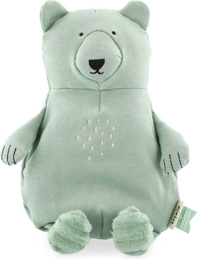 Merkloos Trixie knuffelbeer Mr. Polar Bear junior 38 cm katoen mintgroen