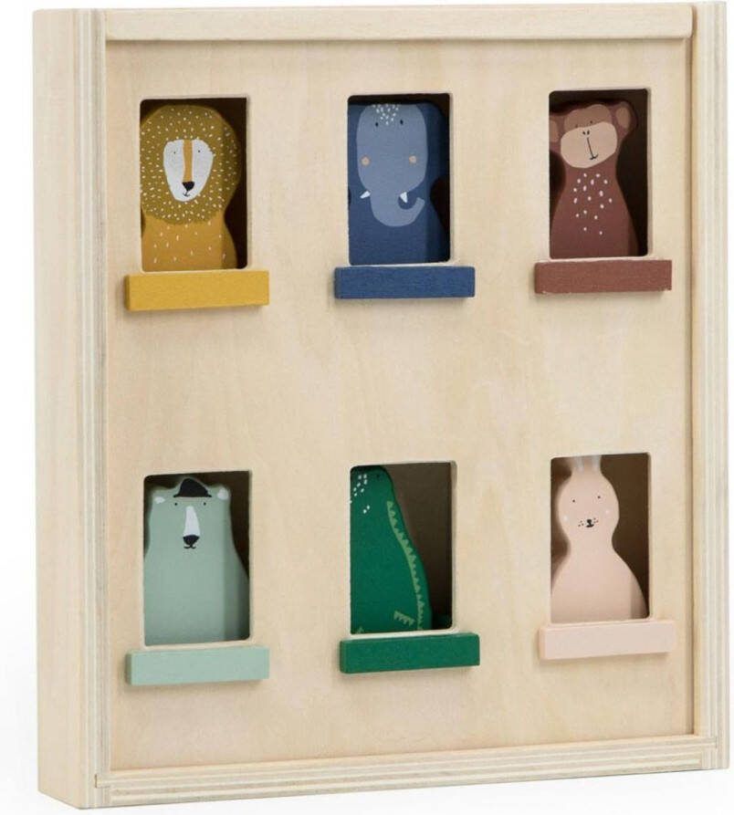 Trixie Houten Dierenappartement Houten speelgoed Peuter-en kleuter speelgoed Educatief speelgoed