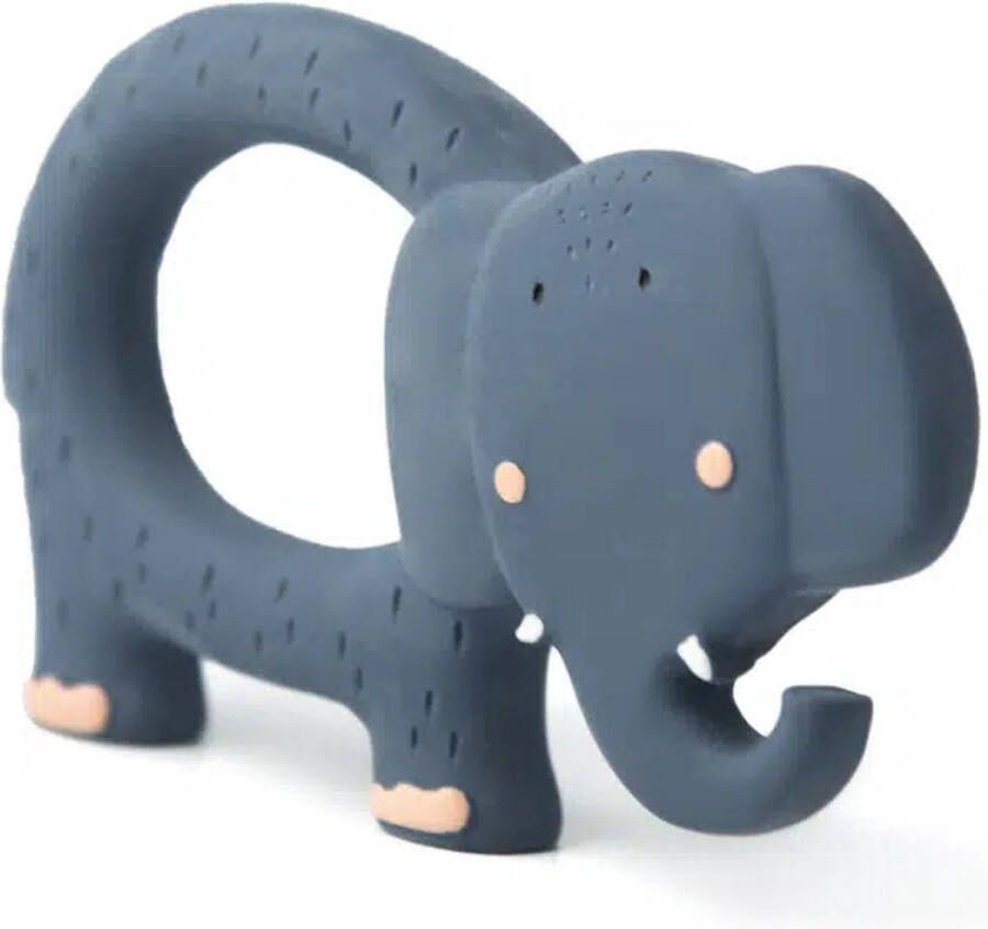 Trixie Bijt- En Badspeelgoed Mrs. Elephant 13 Cm Rubber Blauw