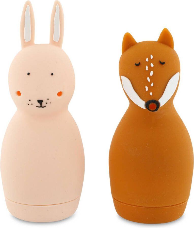 Trixie Badspeelgoed Squeezy Animals Mrs. Rabbit & Mr. Fox