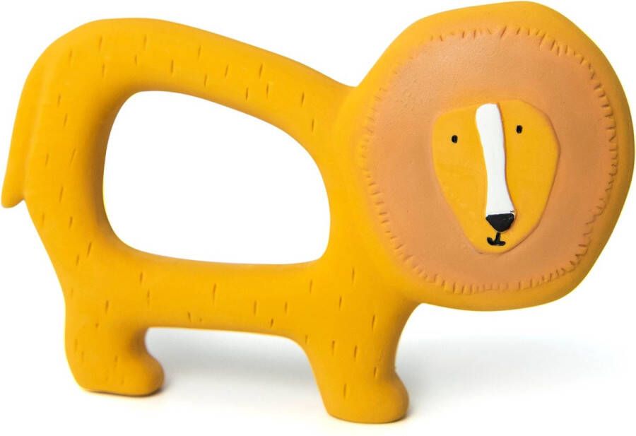 Trixie Mr Lion rubberen speeltje geel
