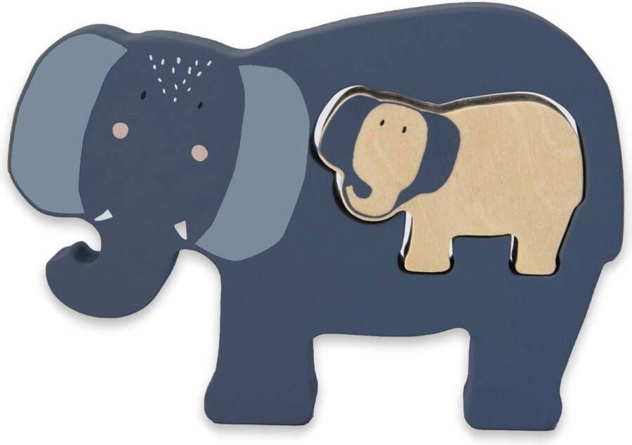 Trixie Houten baby puzzel Mrs. Elephant