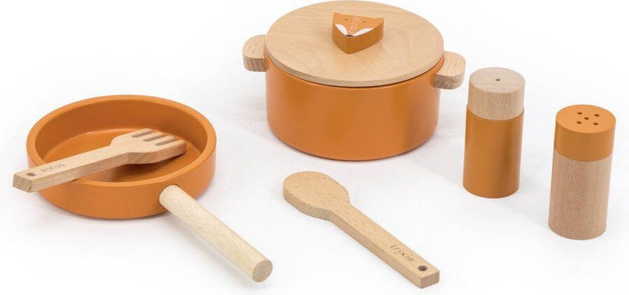 Trixie Houten Kookset Houten speelgoed Mr Fox