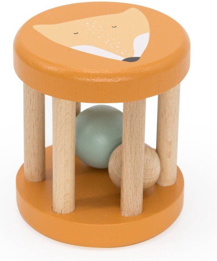 Trixie Houten Siliconen Rammelaar Mr. Fox