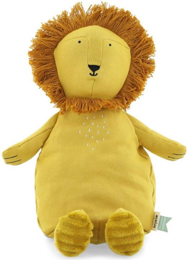 Fan Toys Trixie knuffelleeuw Mr. Lion junior 26 cm polykatoen okergeel