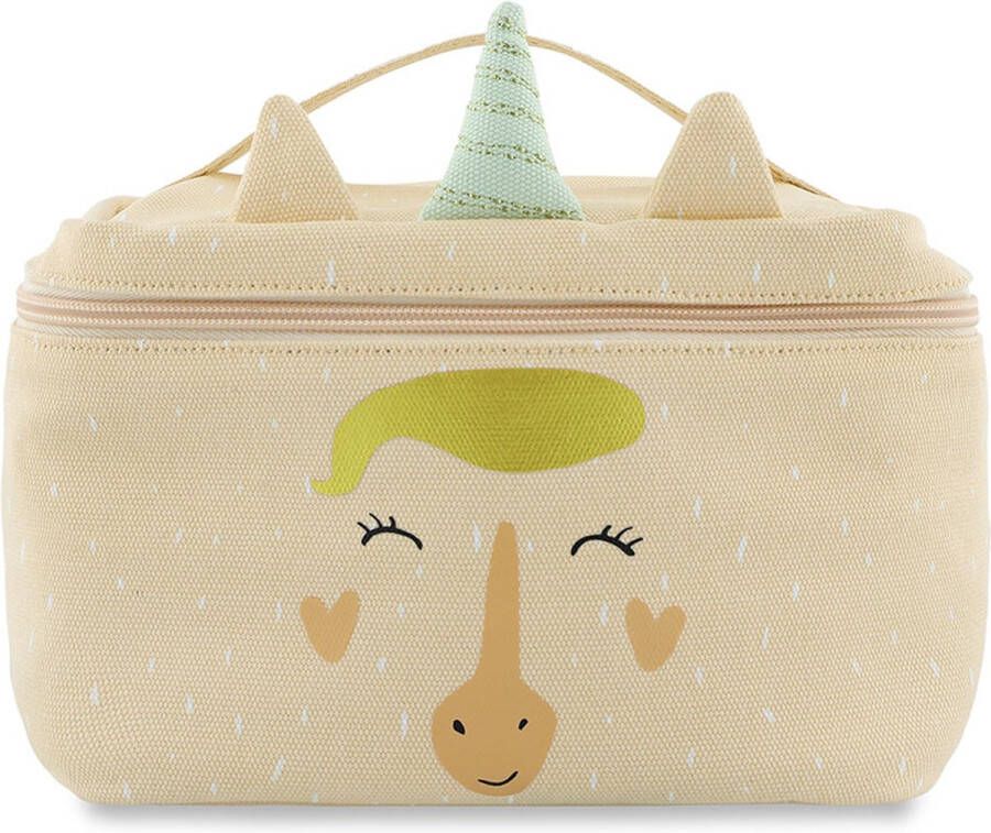 Trixie Lunchtas Mrs. Unicorn Koeltas voor kinderen Met naamlabel Thermische Tas voor Lunch Thermal Lunch Bag Roze