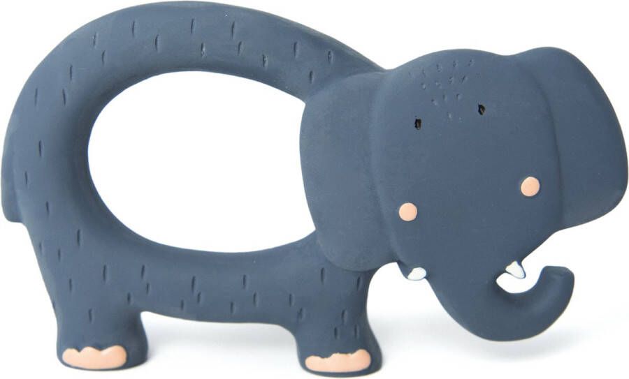 Trixie Bijt- En Badspeelgoed Mrs. Elephant 13 Cm Rubber Blauw