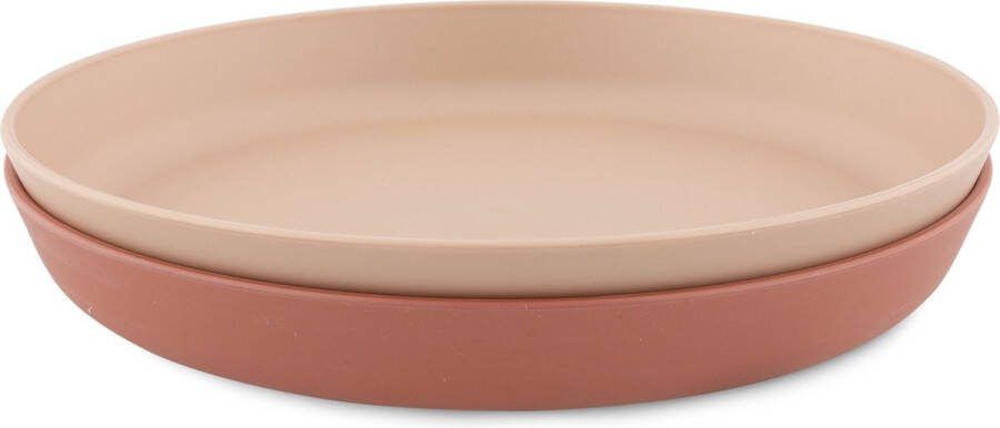 Trixie PLA plat bord rose set van 2