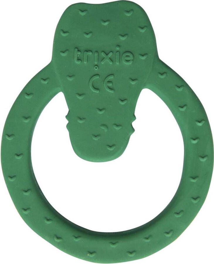 Trixie Baby Trixie Ronde bijtring natuurlijk rubber Mr. Crocodile