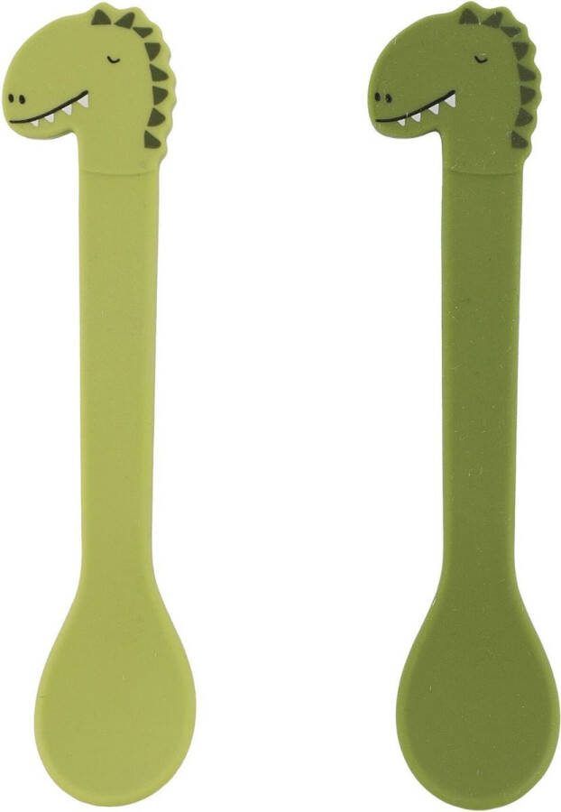 Trixie Silicone spoon 2-pack Mr. Dino