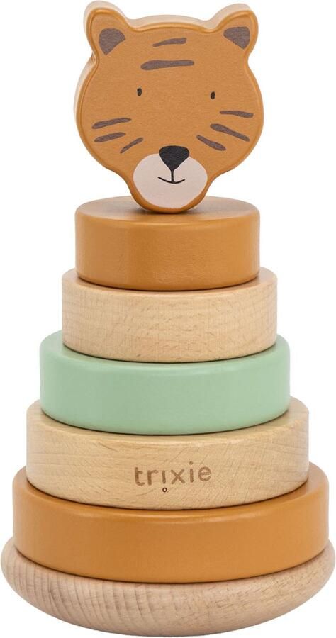 Trixie Wooden Stacking Animal Stapeltoren Mr. Tiger
