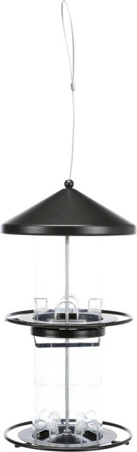 Trixie voersilo 2 verdiepingen zwart 36 cm