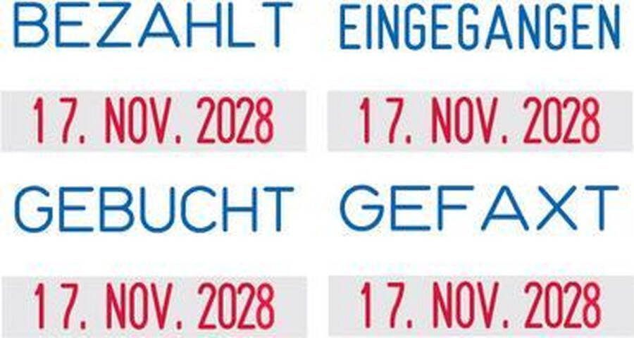 Trodat vervangende stempelkussen 6 4850 zwart dubbelpak