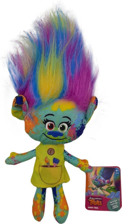 Hasbro Trolls Harper Knuffel Pluche Speelgoed Speelfiguur (30 cm)