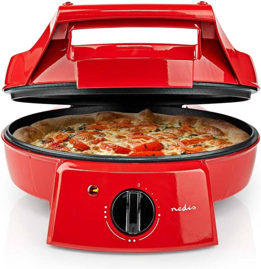 Tronic XL TronicXL Elektrische pizzaoven voor 30 cm pizza-maker oven elektrische pizzamaker ovenpan pannenkoeken omelet pannenkoeken