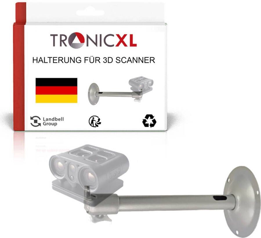 Tronic XL TronicXL houder voor 3D-scanners (accessoires voor 3D-printer) Kan worden gebruikt als muurbeugel plafondbeugel tafelstandaard vloerstandaard