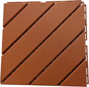 Tronic XL TronicXL Terrastegels terrasplanken 30 x 30 cm 10 stuks ca. 1 m² houtlook tegel vloertegel kliktegel met kliksysteem vloerbedekking (antraciet grijs)