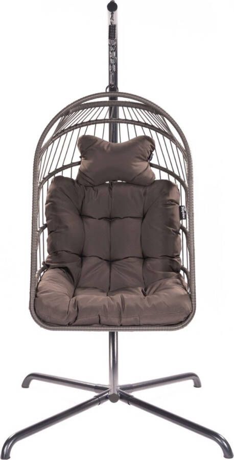 Tropilex Hangstoelset 'Egg' Anthracite (Zwart) 1% For The Planet