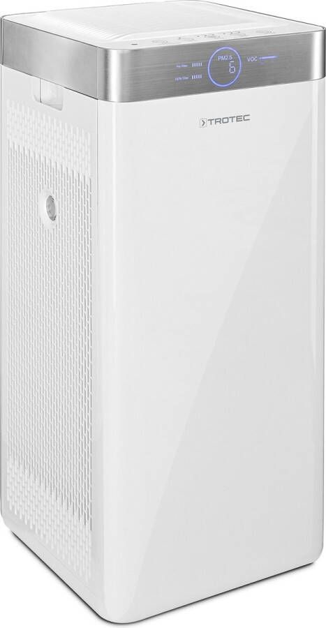 Trotec Design luchtreiniger AirgoClean 200 E luchtkwaliteitsaanduiding 3-in-1 HEPA-filtertechniek CADR 80m³ DACRON -voorfilter gecombineerd HEPA-carbonfilter en ionisatie 4 standen