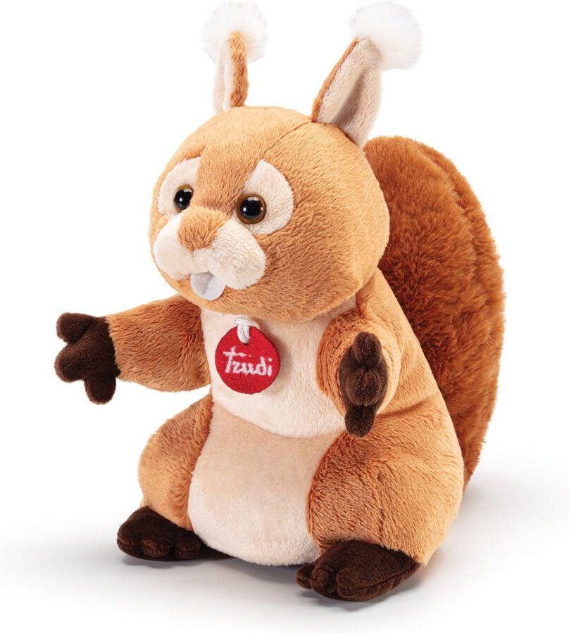 Trudi Puppets Handpop Eekhoorn 26 cm Hoge kwaliteit pluche knuffel Knuffeldier voor jongens en meisjes Bruin 16 5x26x16 cm maat S