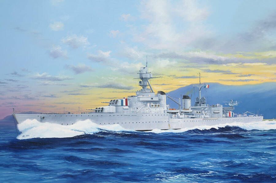 Trumpeter 1:350 05374 French Light Cruiser Marseillaise Plastic Modelbouwpakket