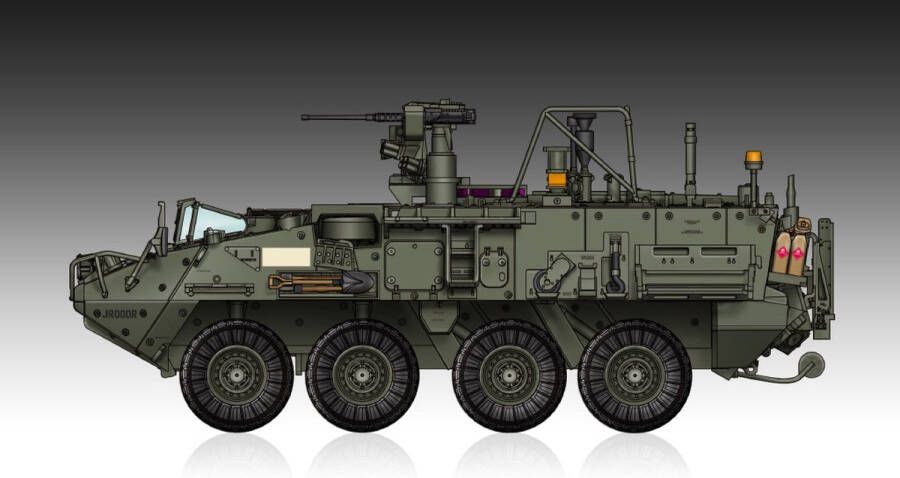 Trumpeter 1:72 07429 M1135 Stryker NBC RV Plastic Modelbouwpakket