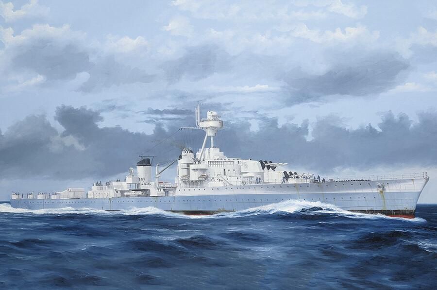 Trumpeter 1:350 Franse lichte kruiser Georges Leygues Light cruiser La Galissonnière-class Plastic Modelbouwpakket