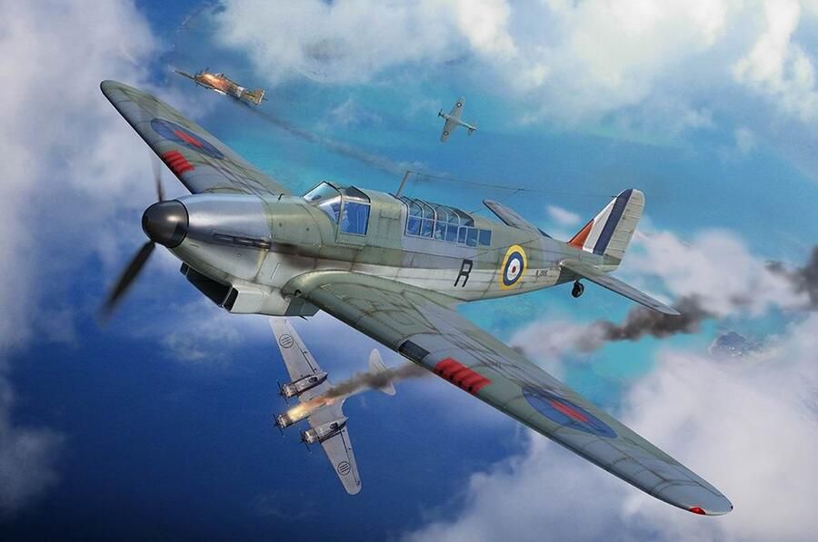 Trumpeter 1:48 05823 Fairey Fulmar Mk.II Propeller Vliegtuig Plastic Modelbouwpakket
