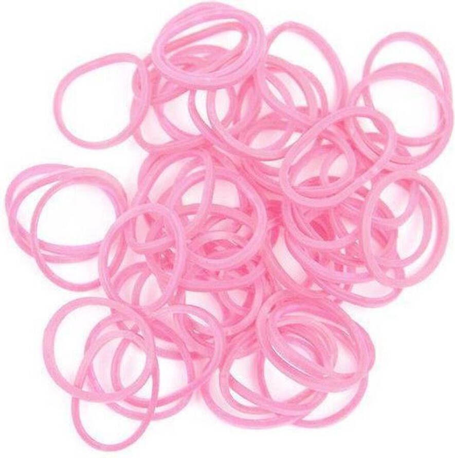 TS Shops Roze Pink Loom Bands Elastiekjes 300 Stuks