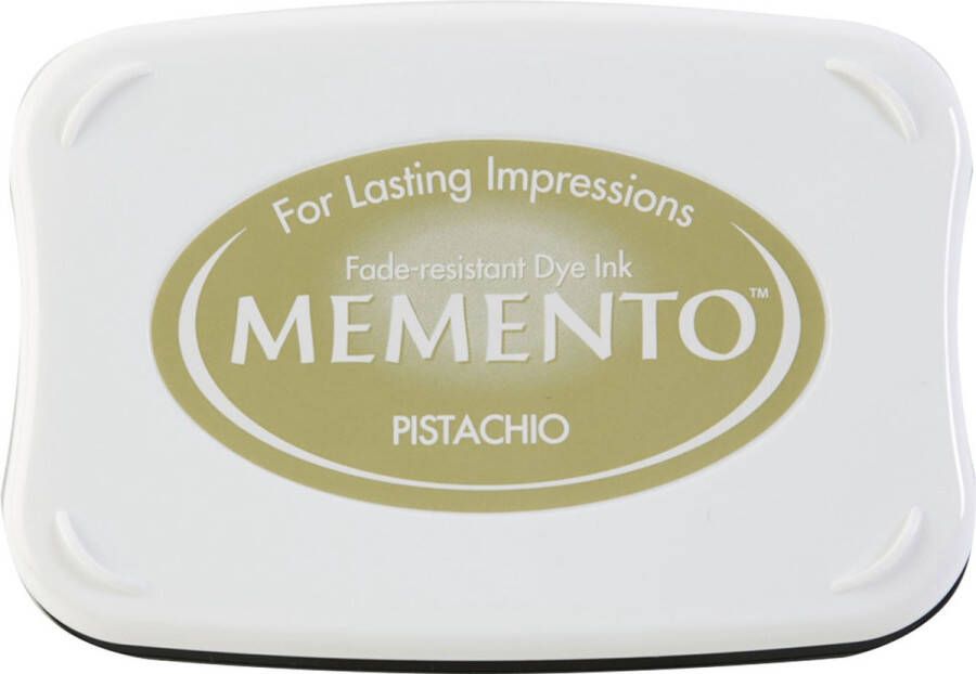 Tsukineko ME-706 Stempelkussen groot Memento ink pad pistachio groen