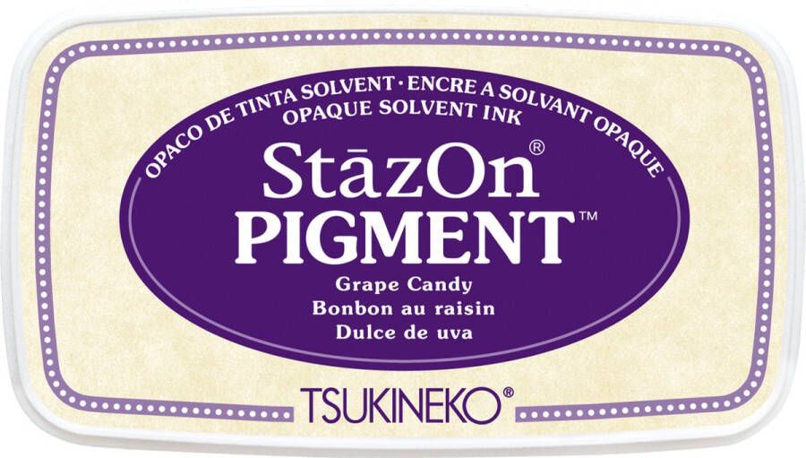 Tsukineko • StazOn pigment ink pad grape candy stempelkussen paars inkt
