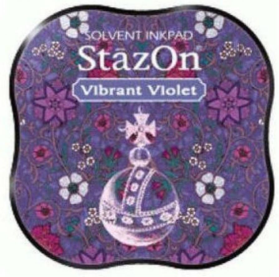 Tsukineko Stazon sneldrogend stempelkussen midi Vibrand Violet