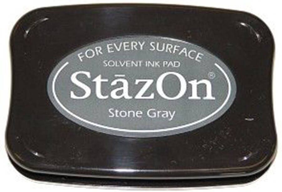 Tsukineko Stazon sneldrogend stempelkussen Stone Gray