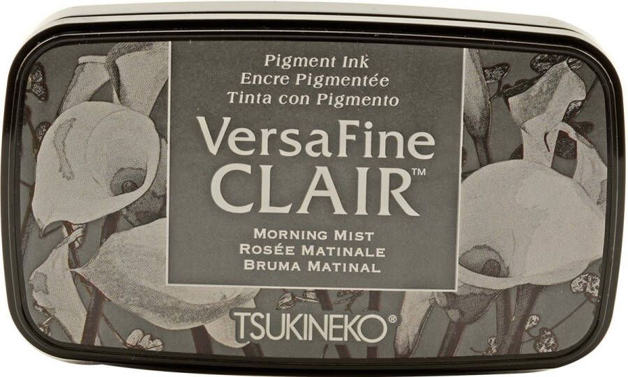 Tsukineko Versafine Clair Stempelkussen Ochtendmist grijs stempelinkt morning mist pigment inkt voor fijne details