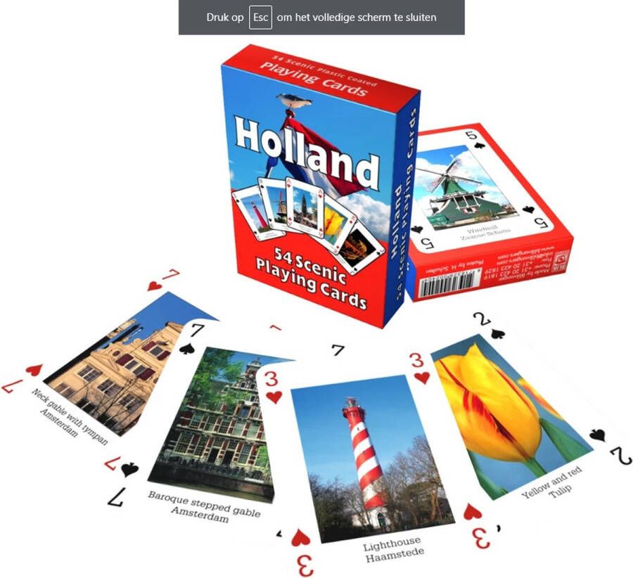 TTDGifts Speelkaarten Holland