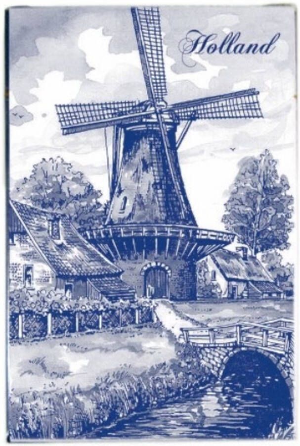 TTDGifts Speelkaarten Molen Delftsblauw Souvenir