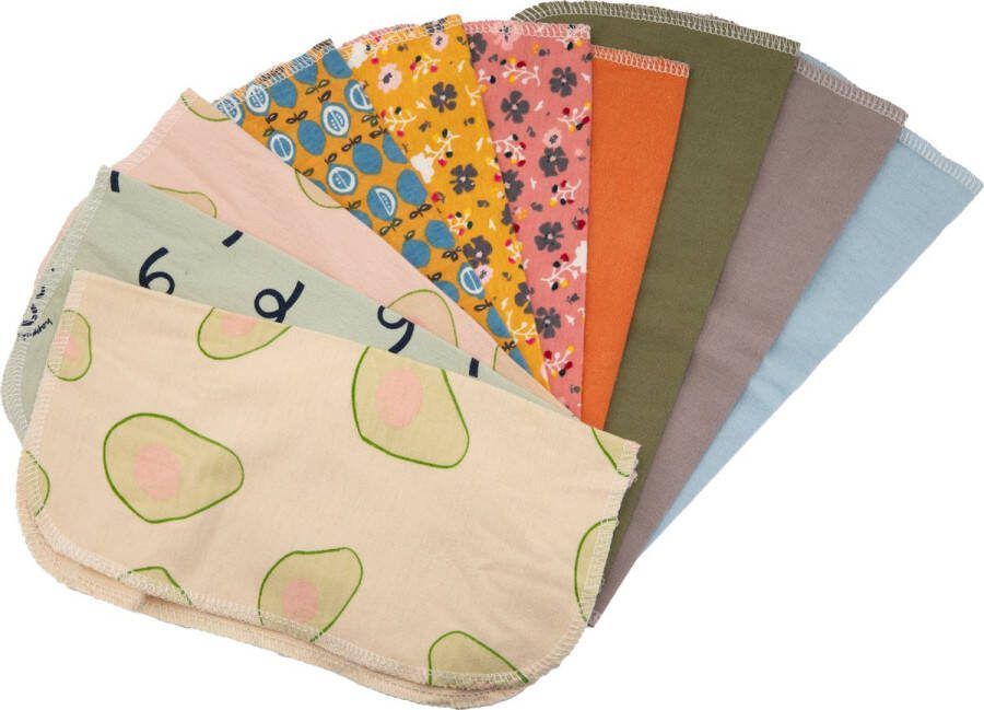 Tu-Untangle Herbruikbare Keukenpapier Keuken Handdoeken Set van 10 Papierloze Keukenrol Duurzaam & Milieuvriendelijk Unpaper Handdoeken Keukenrol alternatief
