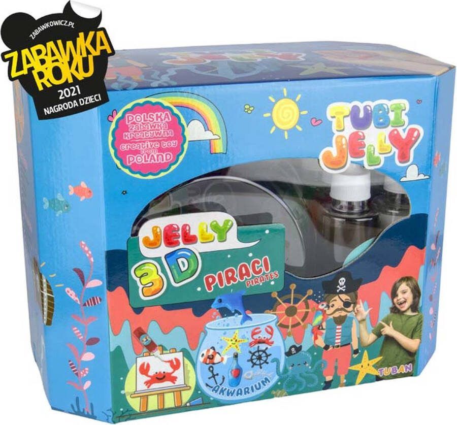 Tuban Tubi Jelly Set With 8 Colors And Big Aquarium – Pirates