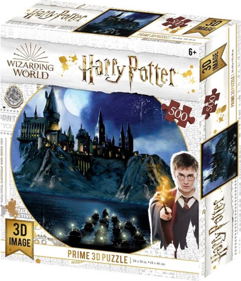 Tucker's Fun Factory Tucker&apos;s Fun Factory 3D Image Puzzle Hogwarts (500)