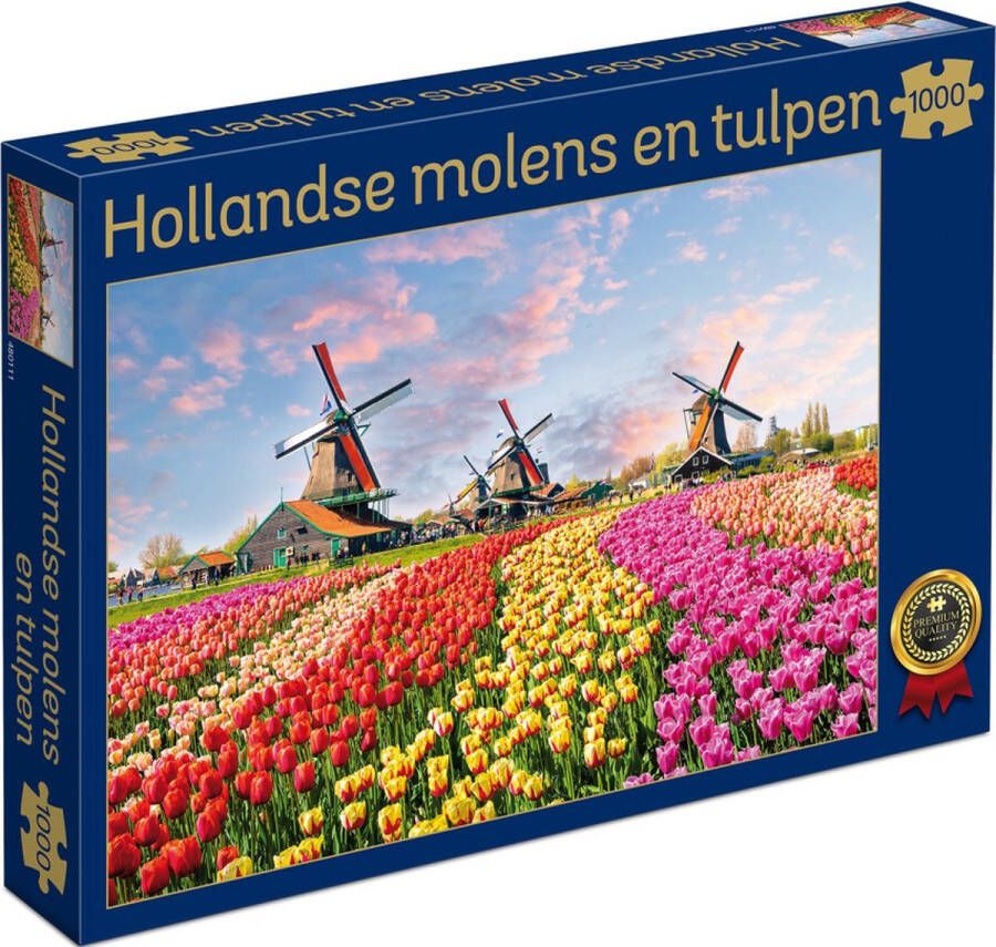 Tucker's Fun Factory Tucker&apos;s Fun Factory Hollandse molens en tulpen (1000)