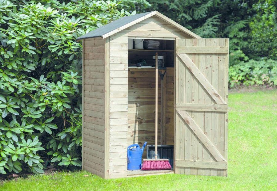 Tuindeco Drenthe tuinkast geïmpregneerd hout 123x 83 x 220 cm