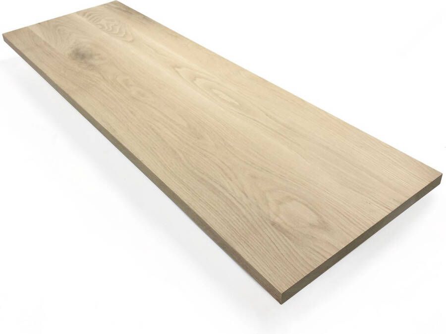 Tuinexpress.nl Eiken plank 100 x 30 cm 25 mm Meubelpaneel Timmerpaneel Meubelplaat Kastplank Losse plank