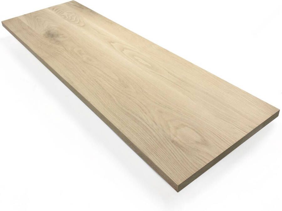 Tuinexpress.nl Eiken plank 120 x 60 cm 25 mm Meubelpaneel Timmerpaneel Meubelplaat Kastplank Losse plank