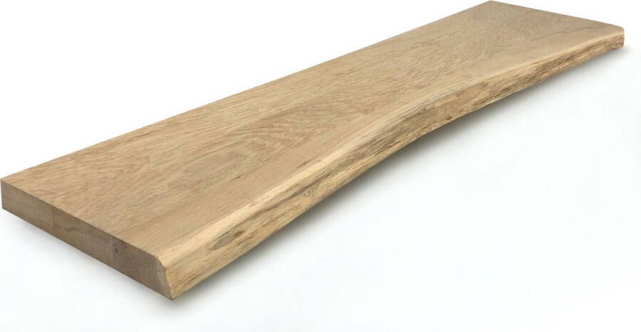 Tuinexpress.nl Eiken plank 140 x 30 cm boomstam plank Massief eiken plank boomstam Eiken plank