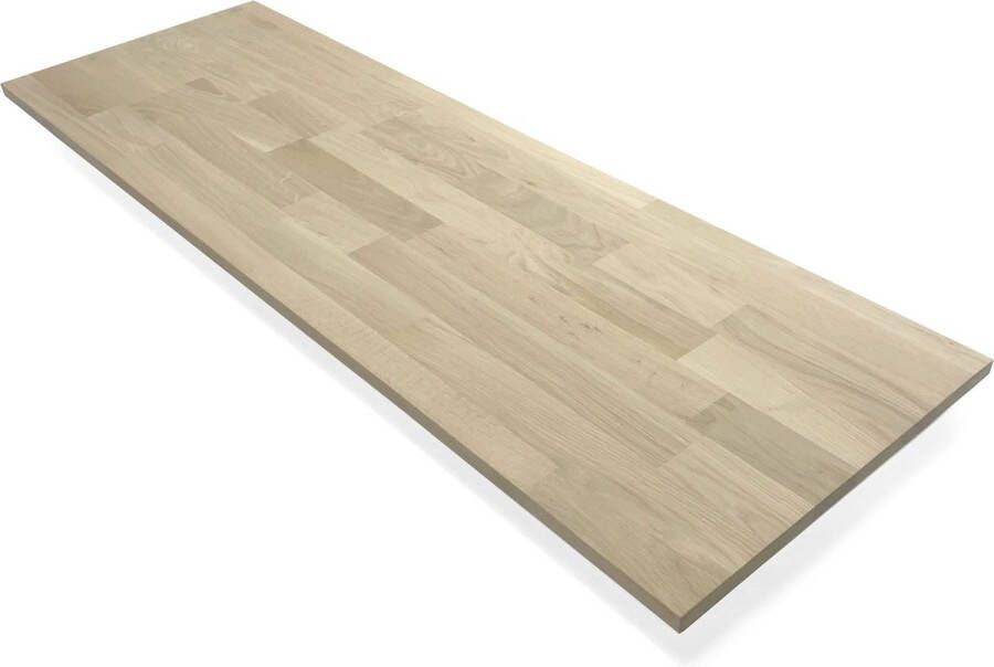 Tuinexpress.nl Eiken plank vingerlas 120 x 20 cm 18 mm Timmerpaneel Meubelplaat Kastplank Meubelpaneel Losse plank