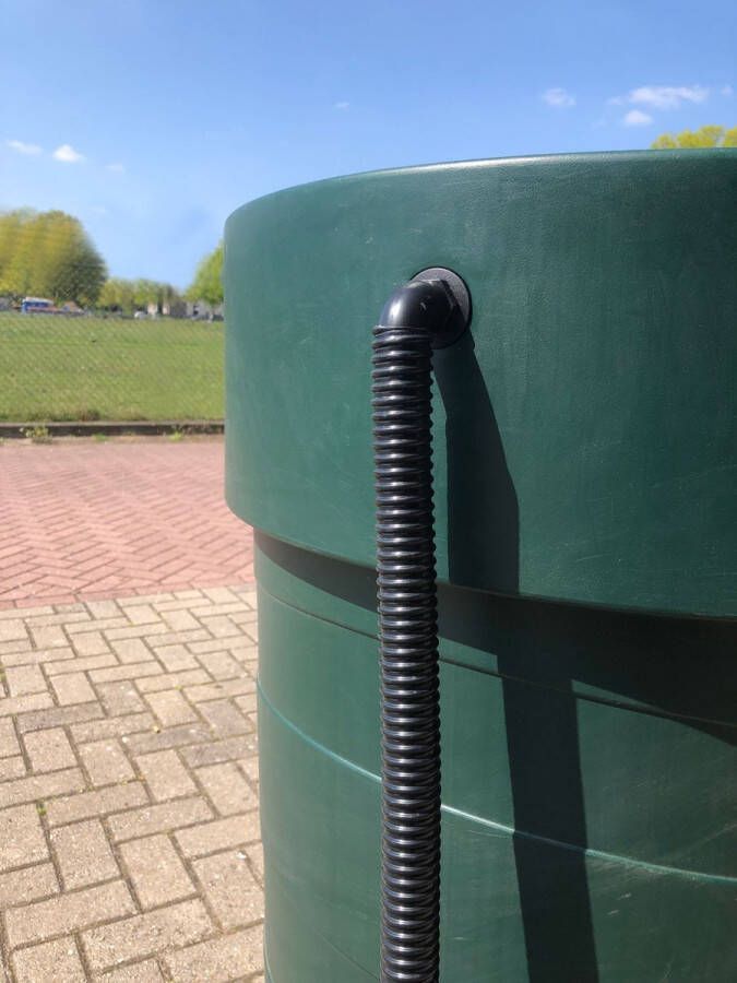 Tuinexpress.nl Regenton overloopset 8 meter Uv-bestendig Regenton overloop Regenton Regentonaccessoires
