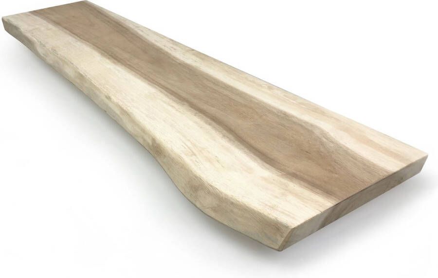 Tuinexpress.nl Suar plank 100 x 25 cm boomstam plank Boomstam Suar hout Suar Boomstam wandplank